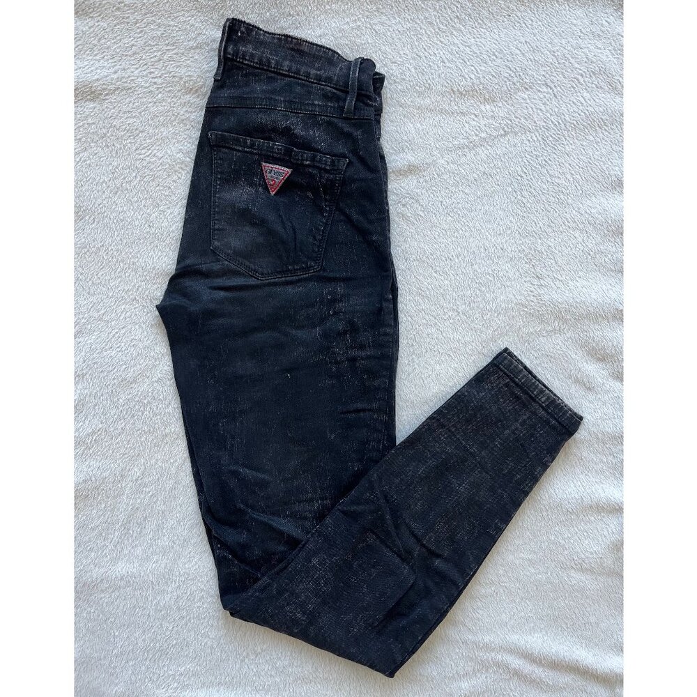 Guess Black High Rise Skinny Jeans